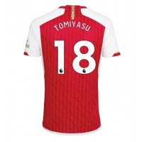 Camisa de Futebol Arsenal Takehiro Tomiyasu #18 Equipamento Principal 2023-24 Manga Curta